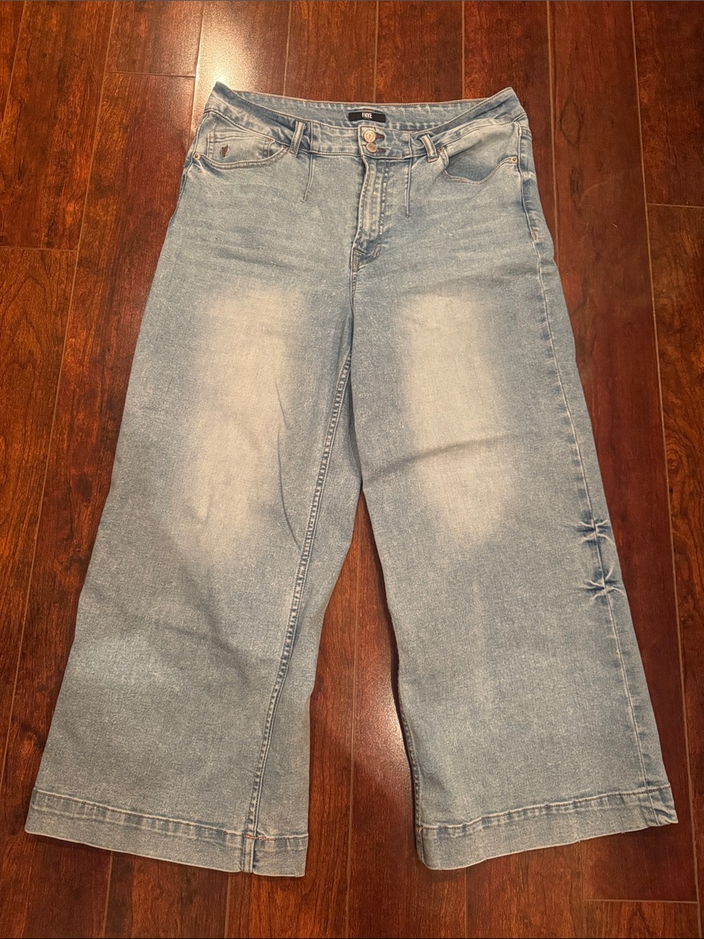 Frye Light Blue Wide-Leg Women's Jeans